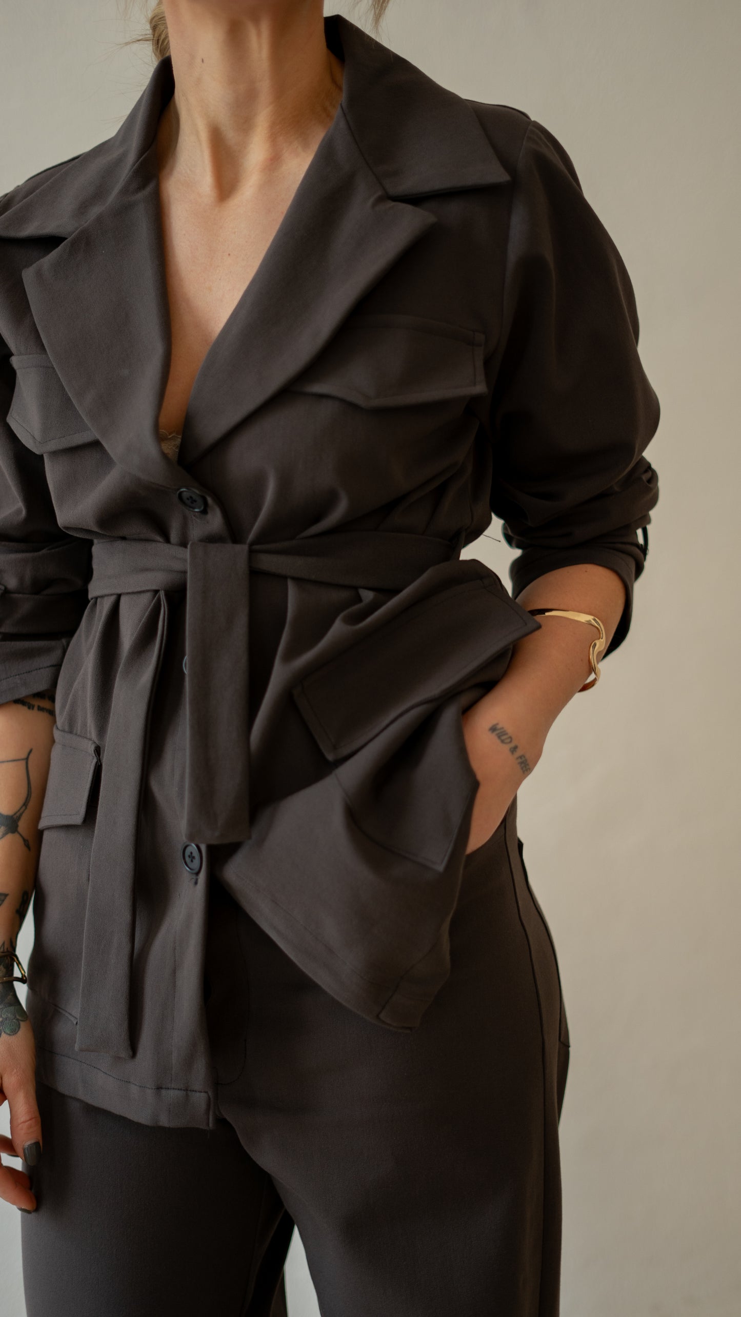 Utility Blazer Tashina