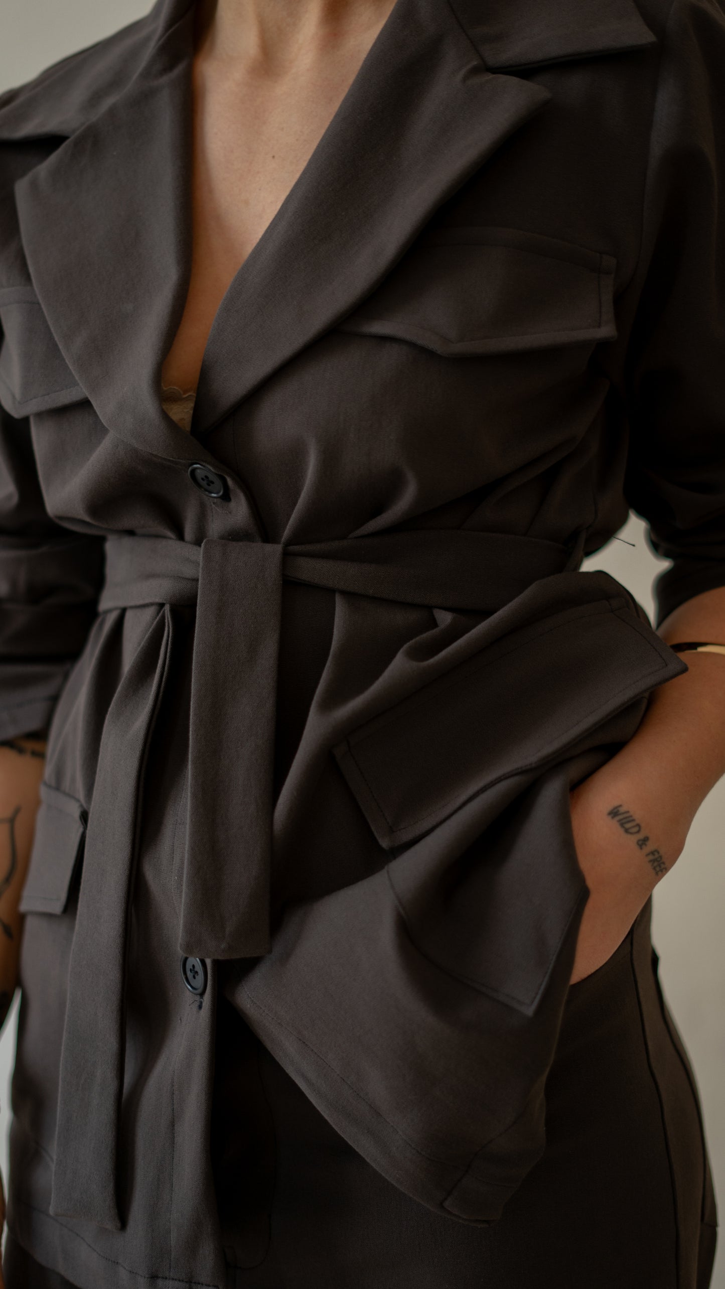 Utility Blazer Tashina