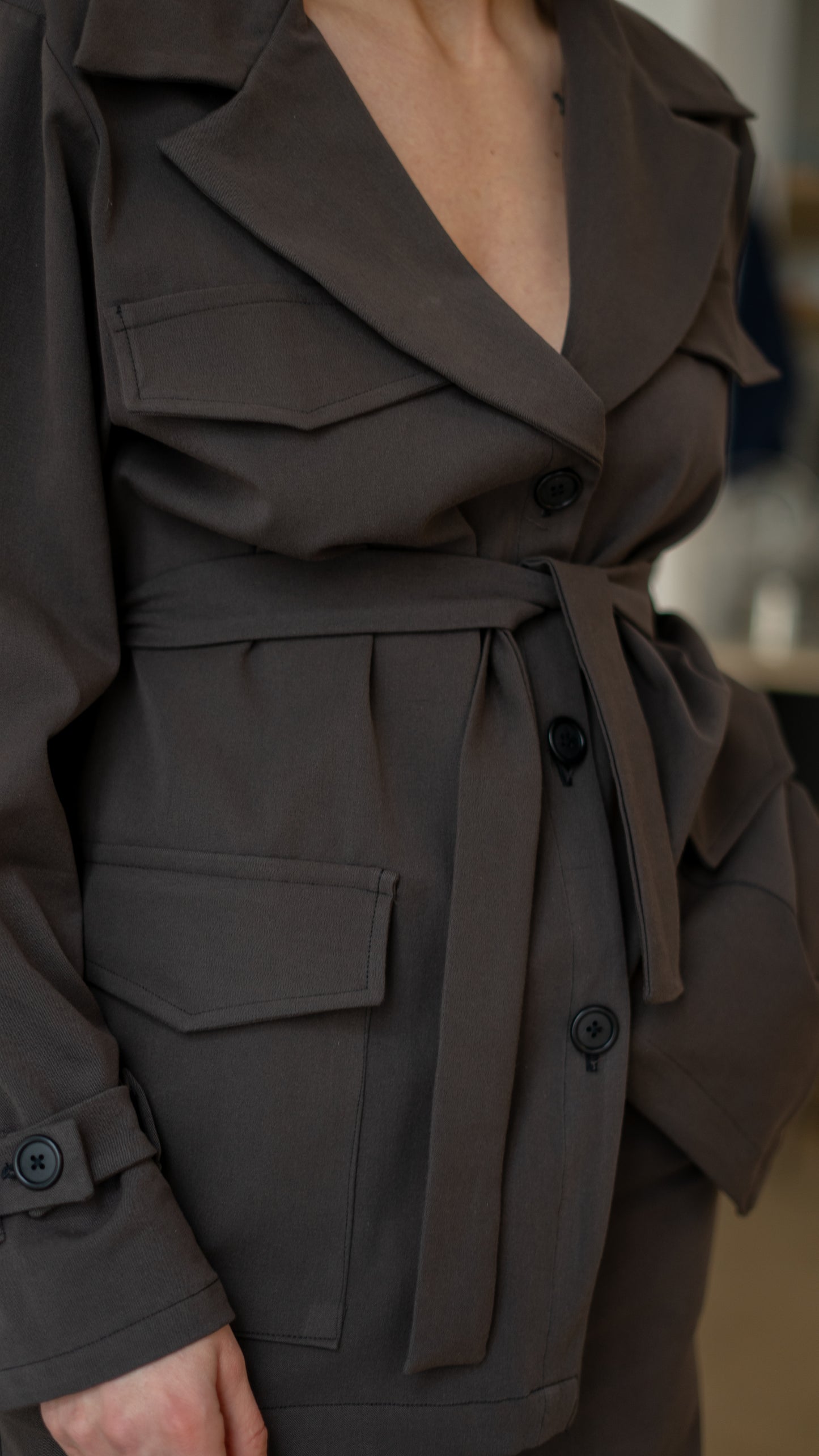 Utility Blazer Tashina