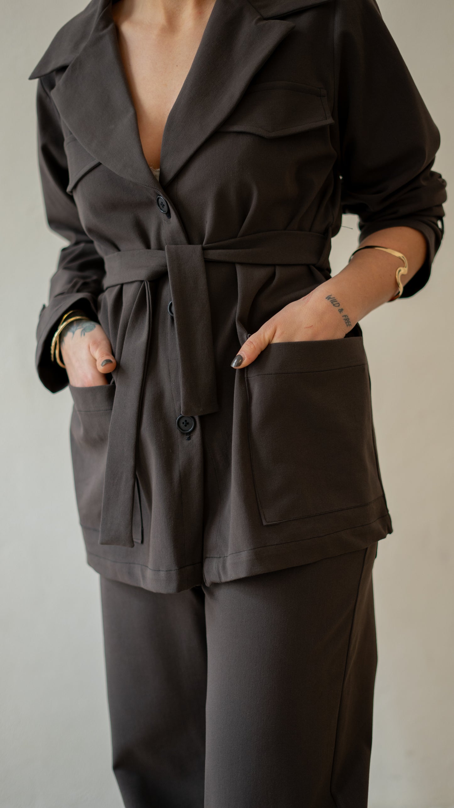 Utility Blazer Tashina